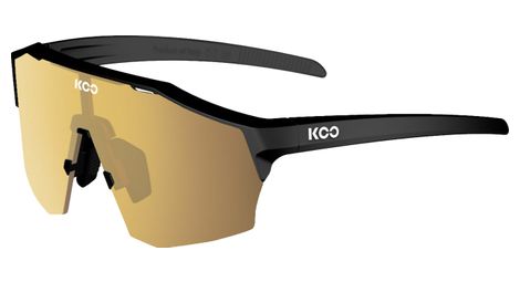 brille koo alibi mattschwarz gold von KOO