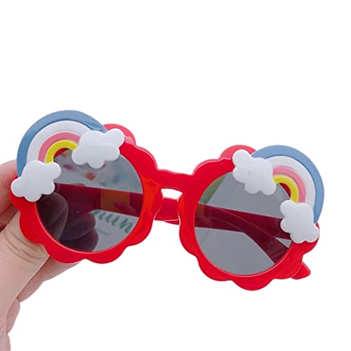 KOOBS Kinder Sonnenbrille Sonnenbrille Kinder Regenbogen Sonnenbrille Mädchen Kinder Bunte Augen Linsen Jungen Gelbe Spiegelbrille Brille-Red KOOBS Kinder Sonnenbrille Sonnenbrille Kinder Regenbogen Sonnenbrille Mädchen Kinder Bunte Augen Linsen Jungen Gelbe Spiegelbrille Brille-Red von KOOBS
