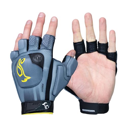 KOOKABURRA Hydra Hockeyhandschuhe Hockey-Handschuhe, grau, XSmall Left Hand von KOOKABURRA