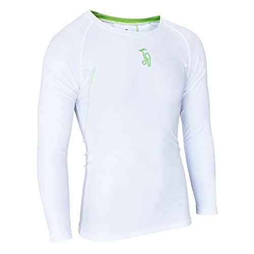 KOOKABURRA KB Compression Power Cricket Skin Fit Top, weiß, S von KOOKABURRA