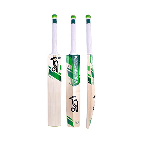 KOOKABURRA Kahuna Cricketschläger 4.1, Lime, Kurzer Griff von KOOKABURRA