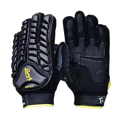 KOOKABURRA Siege Hockey-Handschuhe - Schwarz - XS L/H von KOOKABURRA