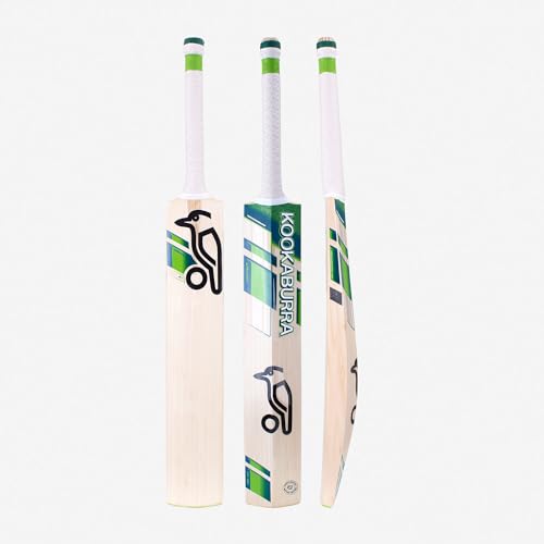 Kookaburra Kahuna 2.1 Cricketschläger Sh, Lime, Kurzer Griff von KOOKABURRA