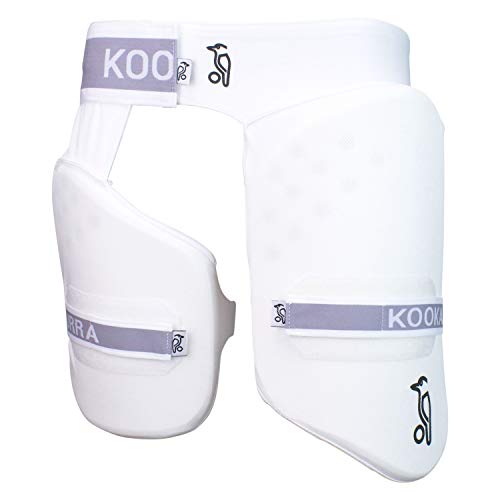 Kookaburra Pro Guard 250 Oberschenkelschutz, weiß, Adult Left Hand von KOOKABURRA