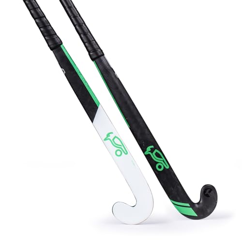 Kookaburra Pro X Hockey Stick-36.5 Hockeyschläger, Schwarz/Limettengrün/Weiß, 36.5" Light von KOOKABURRA