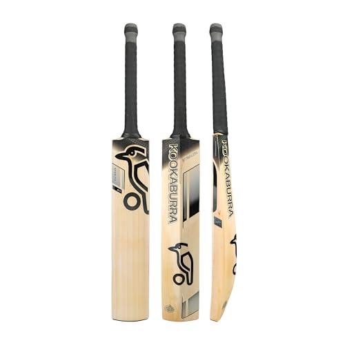 Kookaburra Stealth 6.4 Cricket Bat, Short Handle Cricketschläger, Schwarz, Kurzer Griff von KOOKABURRA