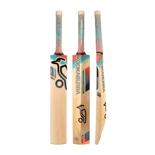 Kookaburra Unisex Jugend Aura 4.1 Cricket Bat-Size 5 Cricketschläger, Koralle/Blau, 5 von KOOKABURRA