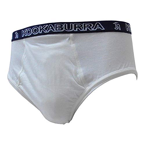 Kookaburra Unterhose mit Tiefschutz für Cricket Medium Neutral/Blauer Bund von KOOKABURRA