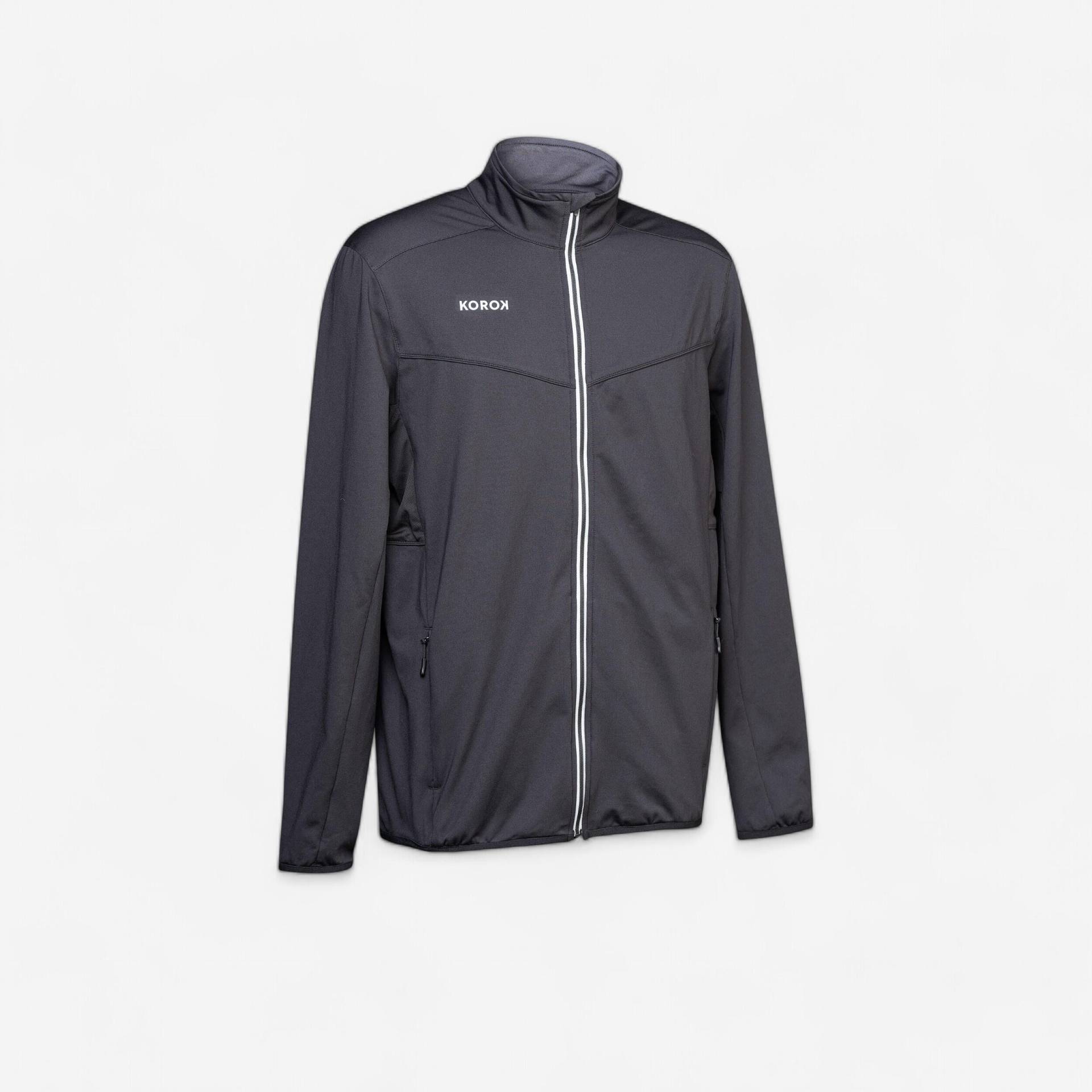Damen/Herren Trainingsjacke Feldhockey - FH900 schwarz Damen/Herren Trainingsjacke Feldhockey - FH900 schwarz von KOROK