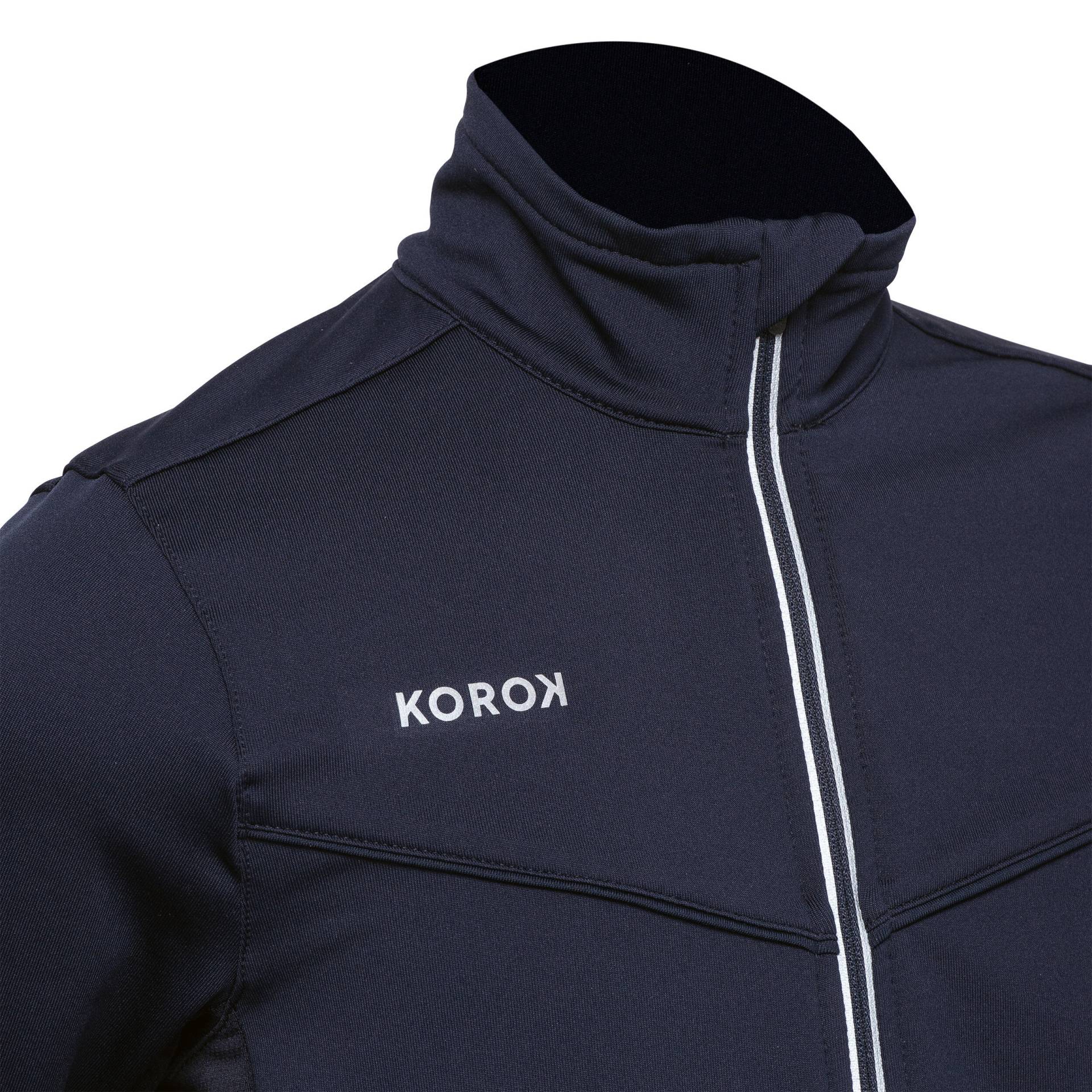 Kinder Feldhockey Trainingsjacke - FH900 marineblau Kinder Feldhockey Trainingsjacke - FH900 marineblau von KOROK