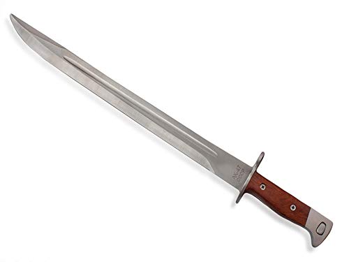 KOSxBO® XXL Bajonett Messer Länge 51 cm mit Holster für Jäger - Angler - Camper - Prepper - Messer Schwert mit Scheide - Sword - Hunting Knife - Jagd von KOSxBO