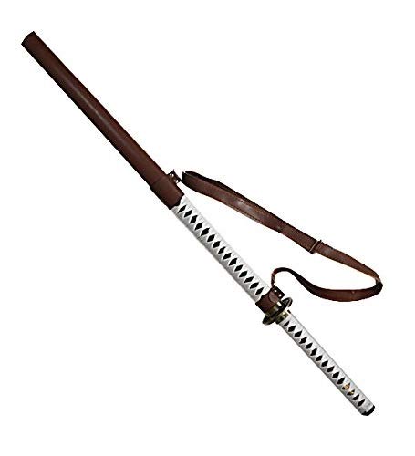 KOSxBO® Michonne Katana Walking Dead Ninja Schwert Samuraischwert ca.104 cm Zombie Hunting Edition Suvivalausrüstung Sword for TWD Fans von KOSxBO