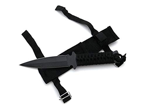KOSxBO® Tactical Survival Knife, ideal für Camping - Jagd - Angeln im klassischen SWAT/FBI Design von KOSxBO