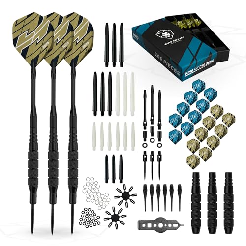 KOTO - Konverter Messing Set Inkl. 100 Micron Flights (55 mm + 8,6 mm), 3 Add-a-G.e, 6 Softtips, 3 Steeltips (Konverterspitzen), 21 Shafts (Nylon) KOTO - Konverter Messing Set Inkl. 100 Micron Flights (55 mm + 8,6 mm), 3 Add-a-G.e, 6 Softtips, 3 Steeltips (Konverterspitzen), 21 Shafts (Nylon) von KOTO darts