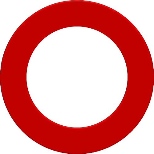 KOTO - Dartscheiben Surround Rot, dartscheibe schutzring für unterwegs, Travel Dartboard Catchring, Wandschutz & Schutzring Dartscheibe KOTO - Dartscheiben Surround Rot, dartscheibe schutzring für unterwegs, Travel Dartboard Catchring, Wandschutz & Schutzring Dartscheibe von KOTO darts