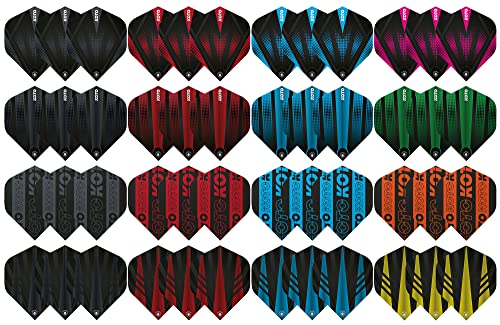 KOTO darts KOTO Standard Flight Collection (16 Sets), Flights, Standardform, Dicke von 100 Micron von KOTO darts