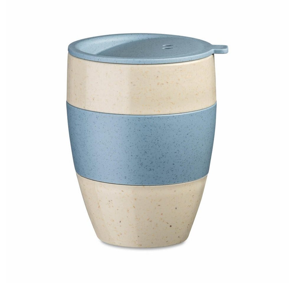 KOZIOL Thermobecher Aroma To Go 2.0 Nature Flower Blue, 400 ml, Biozirkulärer Kunststoff KOZIOL Thermobecher Aroma To Go 2.0 Nature Flower Blue, 400 ml, Biozirkulärer Kunststoff von KOZIOL