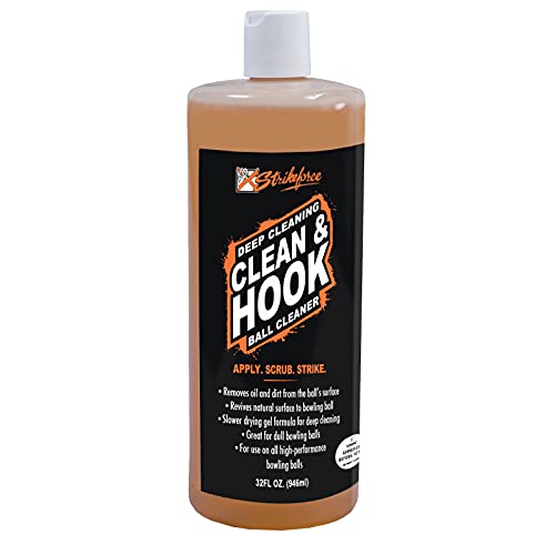 KR Strikeforce Unisex-Erwachsene Clean & Hook Bowlingball-Reiniger, 900 ml Flasche, Orange KR Strikeforce Unisex-Erwachsene Clean & Hook Bowlingball-Reiniger, 900 ml Flasche, Orange von KR