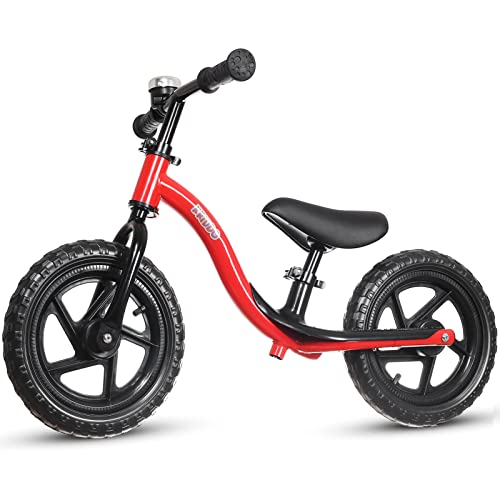 KRIDDO Kinder Laufrad ab 2 Jahre, Lauflernrad ab 18 Monaten bis 5 Jahren, interaktives Balance-Fahrrad mit Fußstütze und Lenker, Geschenk für Jungen und Mädchen zum Geburtstag, Baby Spielzeug, Rot KRIDDO Kinder Laufrad ab 2 Jahre, Lauflernrad ab 18 Monaten bis 5 Jahren, interaktives Balance-Fahrrad mit Fußstütze und Lenker, Geschenk für Jungen und Mädchen zum Geburtstag, Baby Spielzeug, Rot von KRIDDO