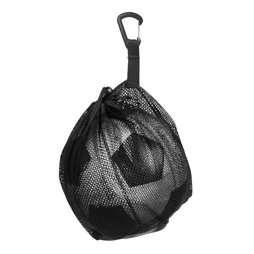 KRISFD Ballsack, Rucksack Tragbare Ballnetz, Ballnetz 1 Ball Basketball Tasche, Basketball Bag Mit Kordelzug, mit Kordelzug Faltbar Ballnetz Net Tasche Für Fußball Tennis Kinder Erwachsene von KRISFD