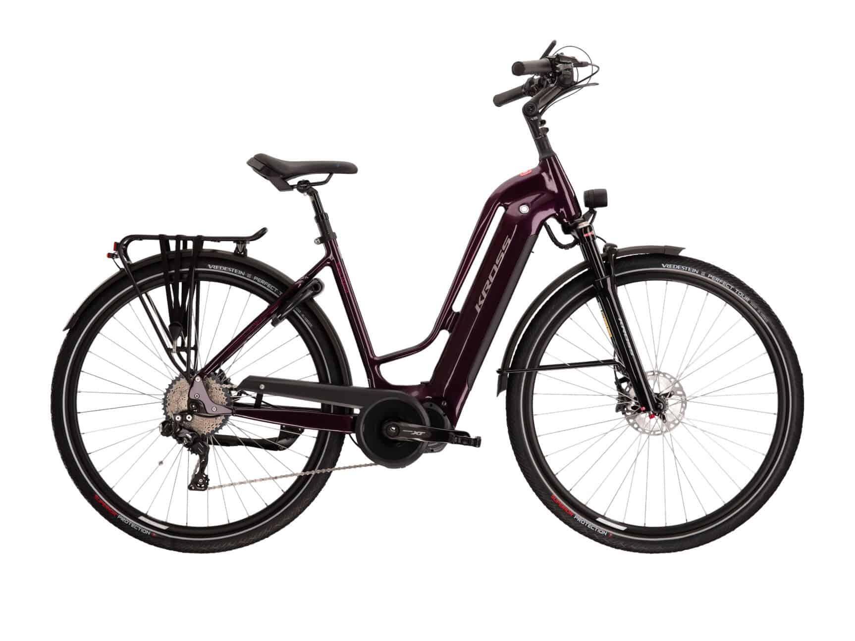 Kross Trans Hybrid Prestige Trapez 504 WH violet 2022 von KROSS