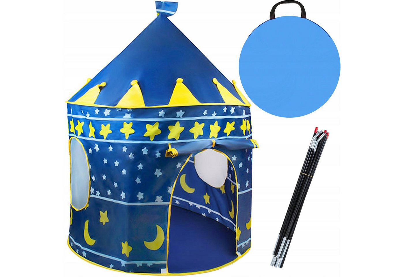 KRUZZEL Spielzelt Großes Kinderzelt Schloss, Ideal für Haus & Garten KRUZZEL Spielzelt Großes Kinderzelt Schloss, Ideal für Haus & Garten von KRUZZEL