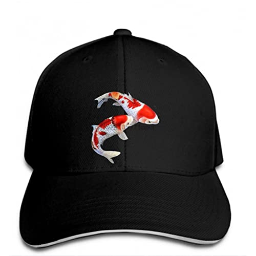 klassisch Baseball Kappe Koi-Fisch-Baseballmütze Koi-Fisch-Schwarz-Hysterese, verstellbar, lässig, Hip-Hop, lustige Outdoor-Schirmmütze Weihnachten Geschenk klassisch Baseball Kappe Koi-Fisch-Baseballmütze Koi-Fisch-Schwarz-Hysterese, verstellbar, lässig, Hip-Hop, lustige Outdoor-Schirmmütze Weihnachten Geschenk von KRYDN