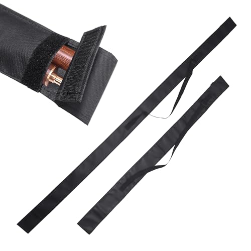 KRYMSON 2 Stück Billard-Queue-Abdeckung, Billard-Queue-Tasche, Billard, Snooker, Billard-Snooker-Queue-Tasche, 3/4 Queue-Tasche, 1/2 Queue-Tasche, geeignet für Billard-Queues von KRYMSON