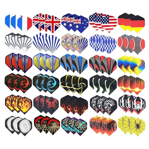 KRYMSON 90-Teiliges Dart-Flügel, Langlebiges Dart-Zubehör, Dart-Flug-Schutz, Austauschbare Dart-Flügel, Lustiges Dart-Flügel-Set, Dart-Flug-Set KRYMSON 90-Teiliges Dart-Flügel, Langlebiges Dart-Zubehör, Dart-Flug-Schutz, Austauschbare Dart-Flügel, Lustiges Dart-Flügel-Set, Dart-Flug-Set von KRYMSON