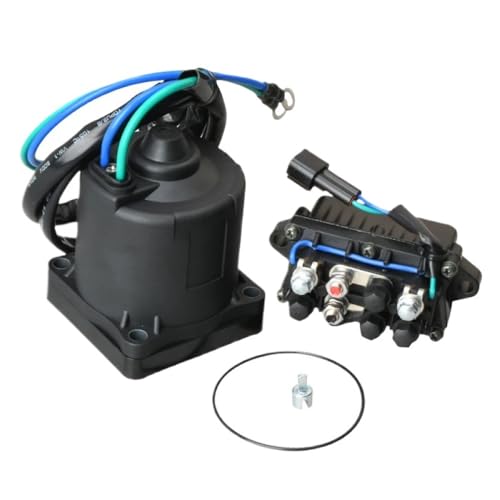 KRZkwA Power Trim Tilt Motor und Relais kompatibel mit Außenbordmotor 115 225 Modellen 64E-43880 67H-43880 64E-43880-00 67H-43880-00 von KRZkwA