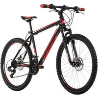 KS CYCLING MTB-Hardtail Mountainbike Hardtail 26 Zoll Sharp schwarz-rot von KS Cycling
