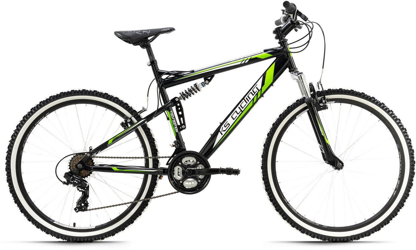 KS Cycling Mountainbike Scrawler, 21 Gang Shimano Tourney Schaltwerk, Kettenschaltung, für Herren, Kettenschaltung KS Cycling Mountainbike Scrawler, 21 Gang Shimano Tourney Schaltwerk, Kettenschaltung, für Herren, Kettenschaltung von KS Cycling
