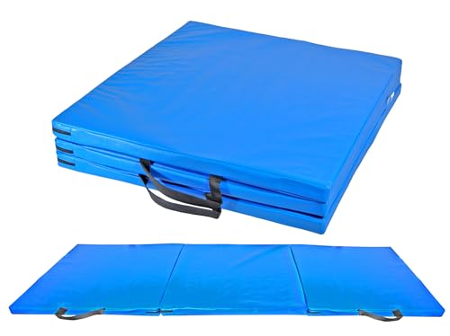 Turnmatte Weichbodenmatte Gymnastikmatte Yogamatte Fitnessmatte183x71 Klappbar von KS-Direkt