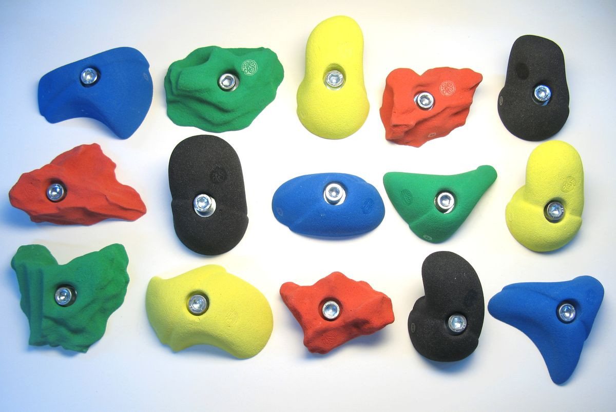 KS Klettergriffe Kletterwand Klettergriffe Set Mittel 1 - KS Klettergriffe KS Klettergriffe Kletterwand Klettergriffe Set Mittel 1 - KS Klettergriffe von KS Klettergriffe