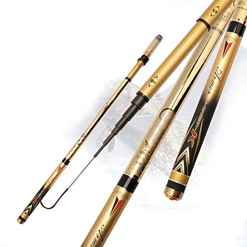 KS Tools Ultralight Angelrute 5m 6m 7m 8m Steckrute Ultralight solid Tip voll parabolisch - extrem biegsam,Golden,8M KS Tools Ultralight Angelrute 5m 6m 7m 8m Steckrute Ultralight solid Tip voll parabolisch - extrem biegsam,Golden,8M von KS Tools