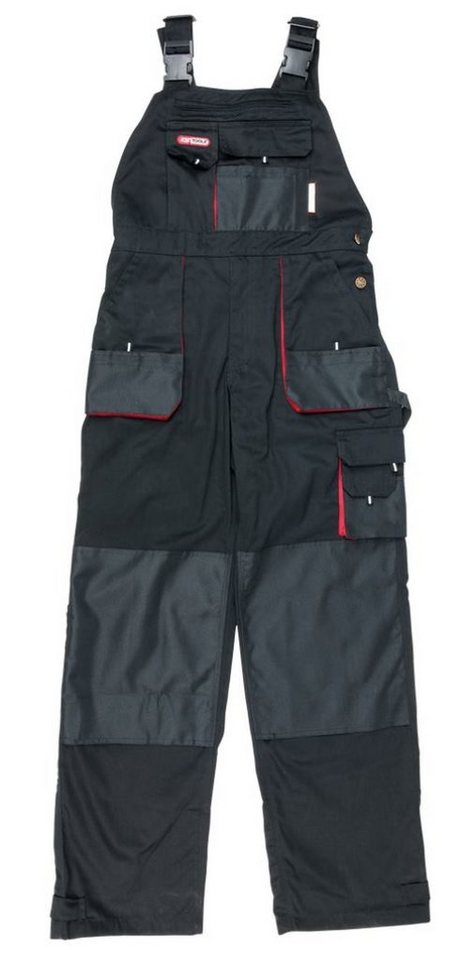 KS Tools Schutzhose Arbeits-Latzhose, 48 mit einer Vielzahl an Taschen von KS Tools