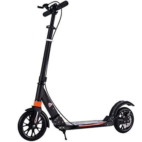 KSWBD Scooter/beliebter Roller für Erwachsene/Aluminiumlegierung Zweirad zusammenklappbarer Reisen Nicht -elektrischer Sport -Roller mit Hand- und Fußbremsen, für Erwachsene und Jugendliche von KSWBD