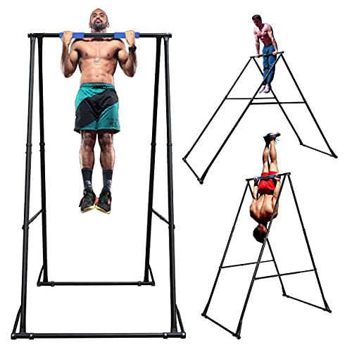 KT Hohe Stabile und Faltbare Klimmzugstange Freistehend Home Gym Sport Pull Up Bar Standing Indoor Outdoor Höhenverstellbare Kraftstation Langlebige, sichere und multifunktionale fitnessgeraete von KT KHANH TRINH