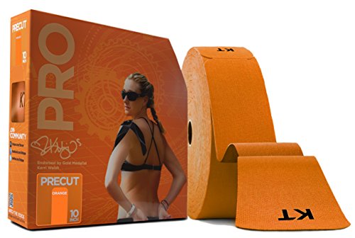 KT Tape PRO Jumbo, Vorgeschnittene, Synthetisch, 150 Streifen, Orange von KT Tape