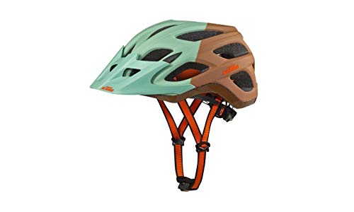 KTM Fahrradhelm aqua matt/oak matt Factory Character Helm Mit Fidlock Verschluss (58-62) von KTM