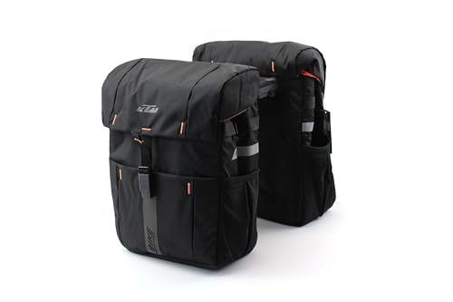 KTM Gepäckträger Tasche Doppel Tasche Fahrrad Tasche Racktime Fidlock 'Snapit' von KTM