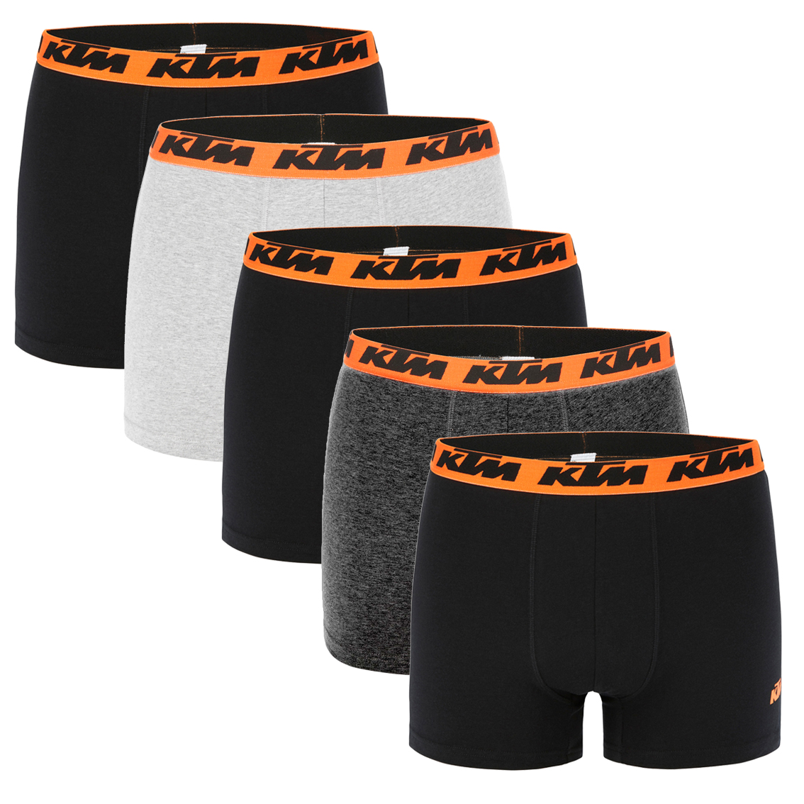 KTM by FREEGUN Boxershorts für Herren Unterwäsche Pant Men´s Boxer 5 er Pack von KTM