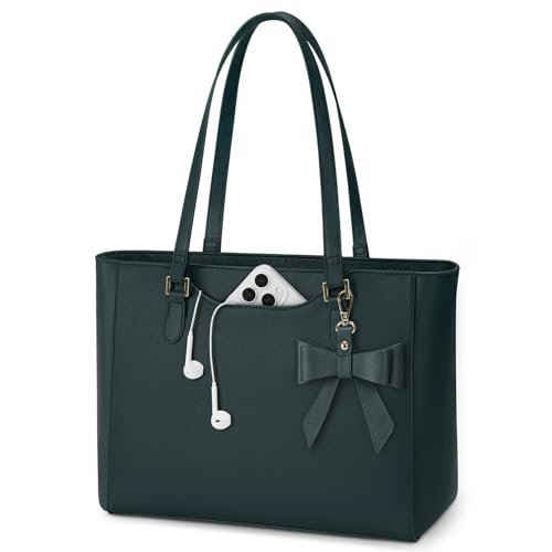 KTMOUW Handtasche Damen Groß Shopper Tasche Damen Wasserdichte Leder Tote Bag Arbeitstasche Schultertaschen Umhängetasche Henkeltasche für Business Büro Schule Grün KTMOUW Handtasche Damen Groß Shopper Tasche Damen Wasserdichte Leder Tote Bag Arbeitstasche Schultertaschen Umhängetasche Henkeltasche für Business Büro Schule Grün von KTMOUW
