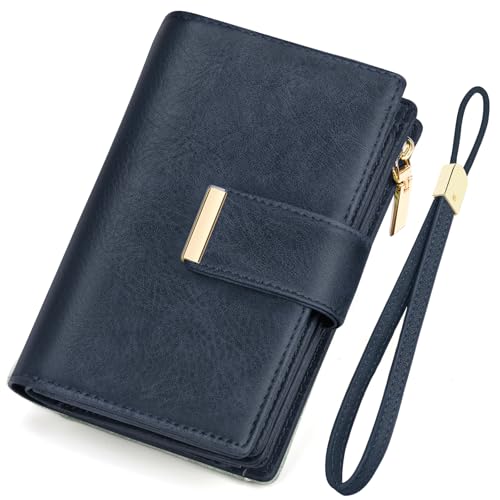 KTUEOV Geldbörse Damen Leder Portemonnaie mit RFID Blockierung Geldbeutel Damen Groß Portmonee Frauen Clutch Geldtasche Damen Vielen Kartenfächern, Zipper Münzfach Abnehmbare Handschlaufe KTUEOV Geldbörse Damen Leder Portemonnaie mit RFID Blockierung Geldbeutel Damen Groß Portmonee Frauen Clutch Geldtasche Damen Vielen Kartenfächern, Zipper Münzfach Abnehmbare Handschlaufe von KTUEOV