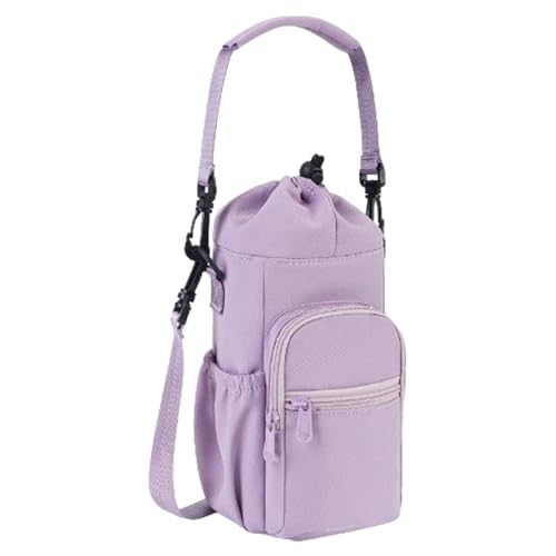 KUAIYIJU Isolierte Wasserflaschenhülle für Outdoor-Sport, Thermo-Wasserflaschenhalter, Tasche, Wasserflasche, Schultertasche, Getränkehalter von KUAIYIJU