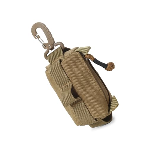 KUAIYIJU Tasche mit Schnalle für den Außenbereich, taktisch, Münzbörse, Schlüsselanhänger, Reißverschluss, kleine Werkzeugtasche, taktische Tasche, Gürteltasche für die Jagd von KUAIYIJU