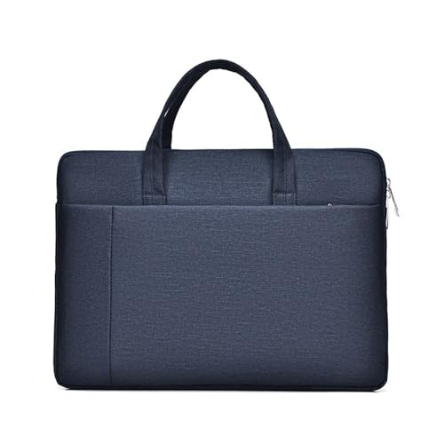 Vielseitige Notebooktasche, Laptoptasche, Handgepäck für Büro, Meetings und Schule, leicht, sichere Aufbewahrung, blau von KUAIYIJU