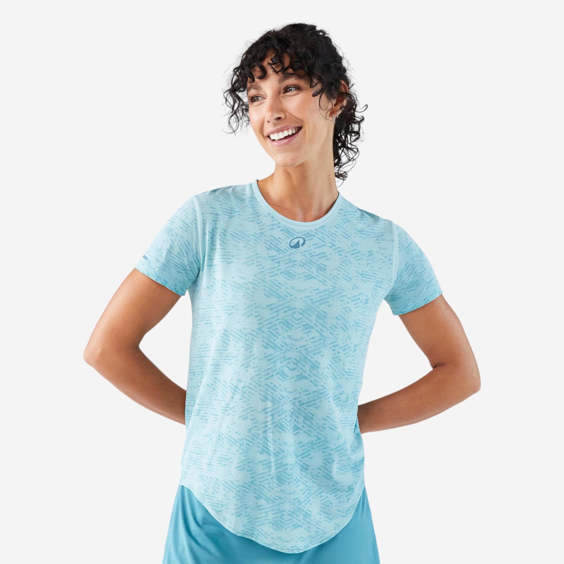Damen Padel T-Shirt Funktionsshirt - atmungsaktiv blau Damen Padel T-Shirt Funktionsshirt - atmungsaktiv blau von KUIKMA