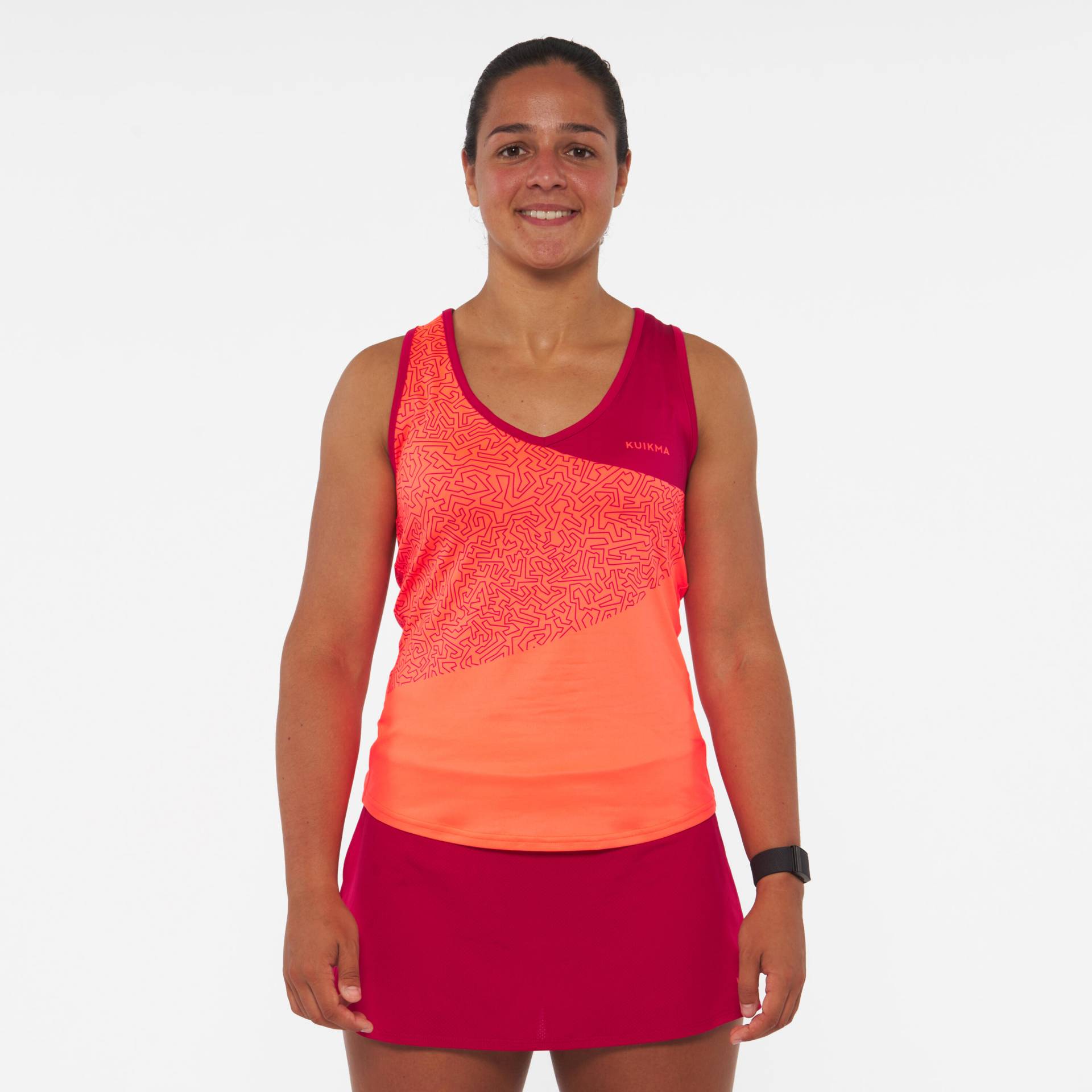 Damen Padeltop Kuikma - PTK Dry orange von KUIKMA