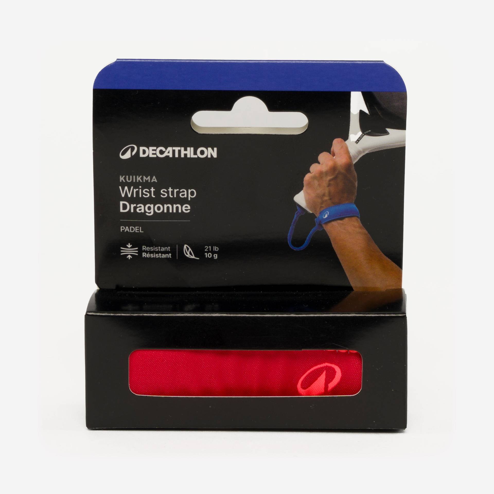 Handgelenkschlaufe Padelschläger Kuikma - personalisierbar waschbar rot Handgelenkschlaufe Padelschläger Kuikma - personalisierbar waschbar rot von KUIKMA